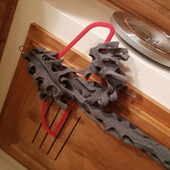 Grey Knit Scarf - Picture 5 of 11